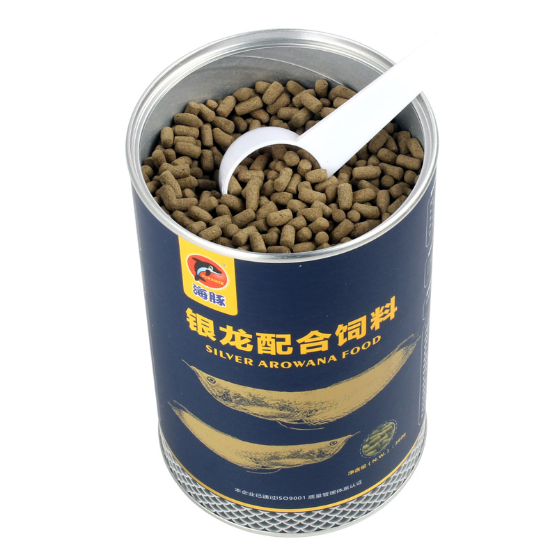 银龙鱼饲料银龙配合饲料银龙鱼专用鱼粮龙鱼鱼食鱼饲料320g高清大图