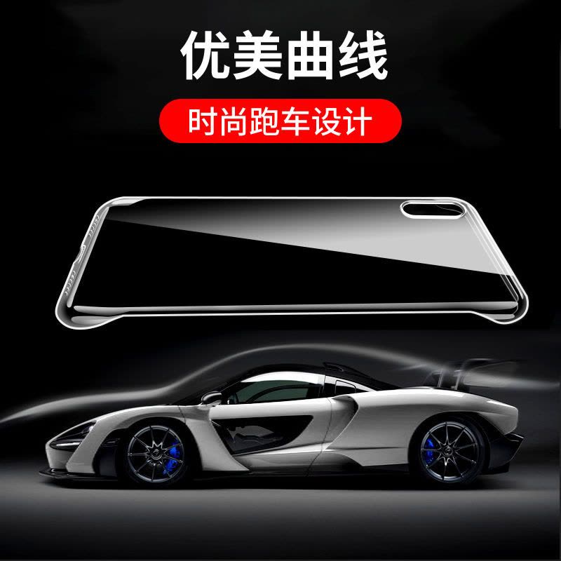 新款x手机壳xsmax无边框7p透明xr超薄iphone8网红防摔6男女潮图片