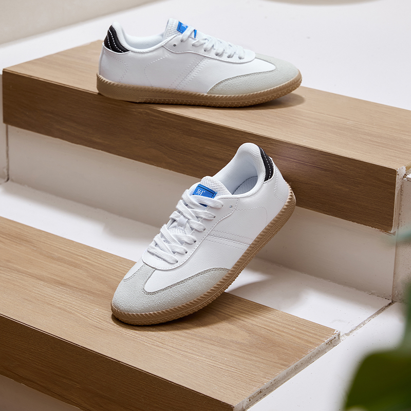 361°德训鞋女鞋新款鞋子T头鞋百搭休闲鞋帆布鞋女款板鞋高清大图