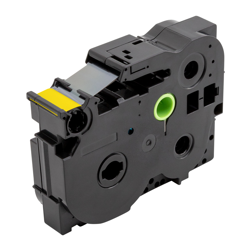 爱墨 AZE-641标签色带黄底黑字18mm /个高清大图