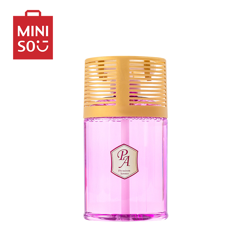 名创优品(miniso) 鎏金花影系列除臭液 空气清新剂 400mL[热情红宝石]
