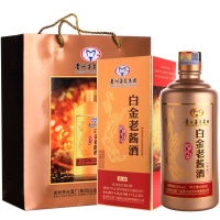 【六瓶】贵州茅台集团白金老酱酒500ml*6瓶53度酱香型高度纯粮酿造白酒整箱礼盒酒水