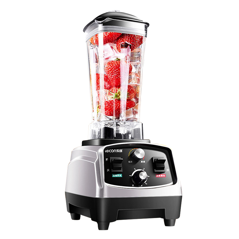 乐创lecon沙冰机hs200demc商用沙冰机奶茶店碎冰机家用豆浆机榨汁机