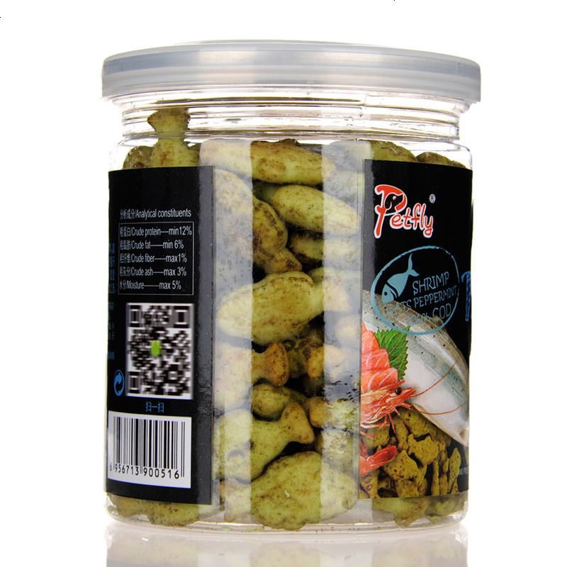 猫零食猫饼干鳕鱼虾仁猫薄荷70G猫咪磨牙奖励零食宠物零食