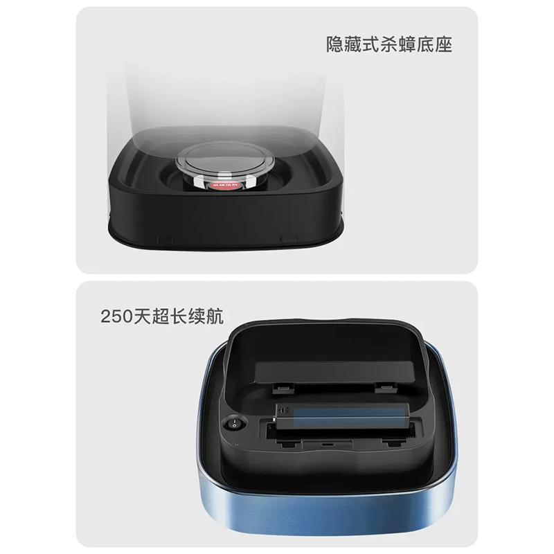 垃圾桶 优百纳 NL8L-L 方形桶 感应式 8 深蓝色高清大图