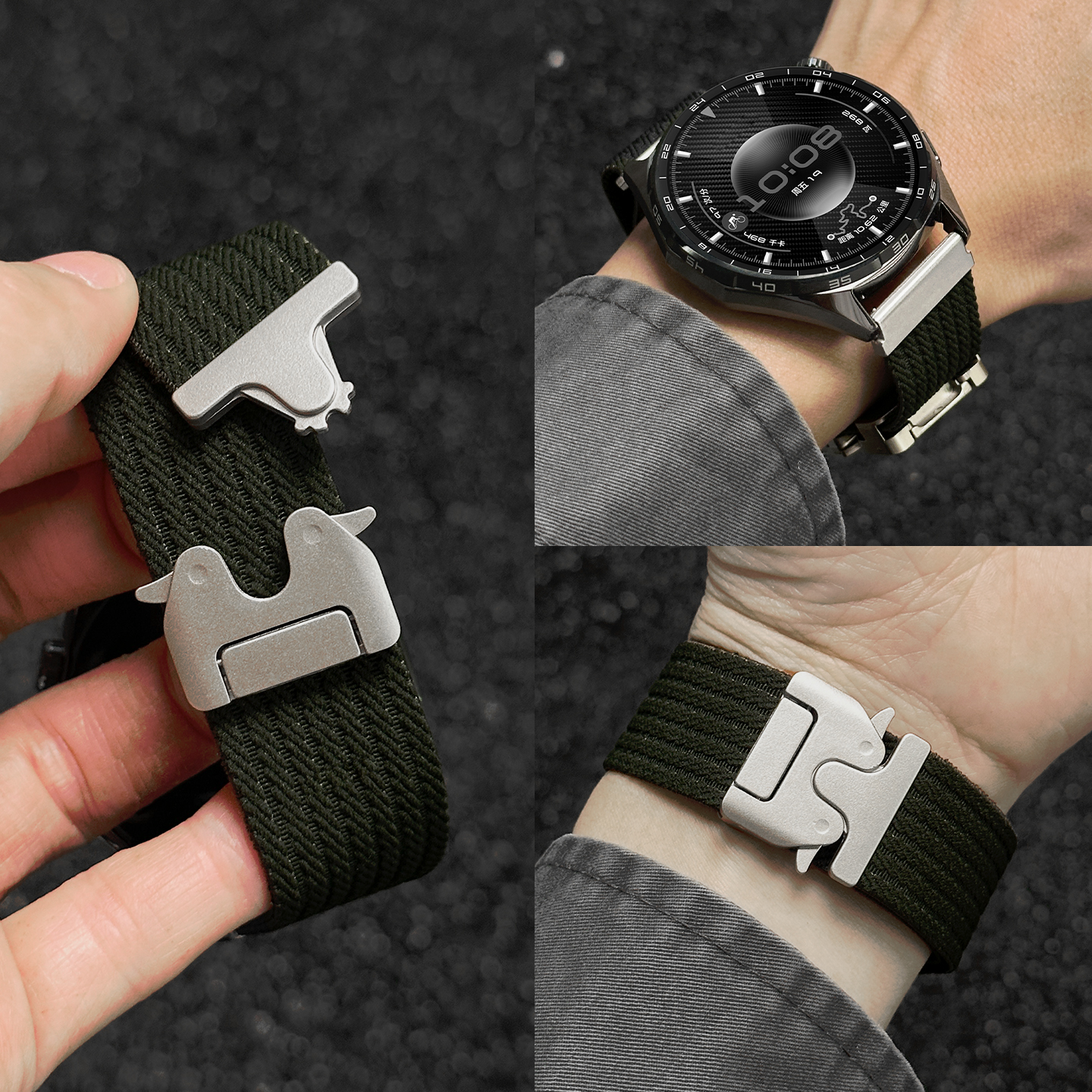 适用小天才电话手表表带Z10/Z9可爱挂脖Z11新款Z8Z7S保护套3139B高清大图