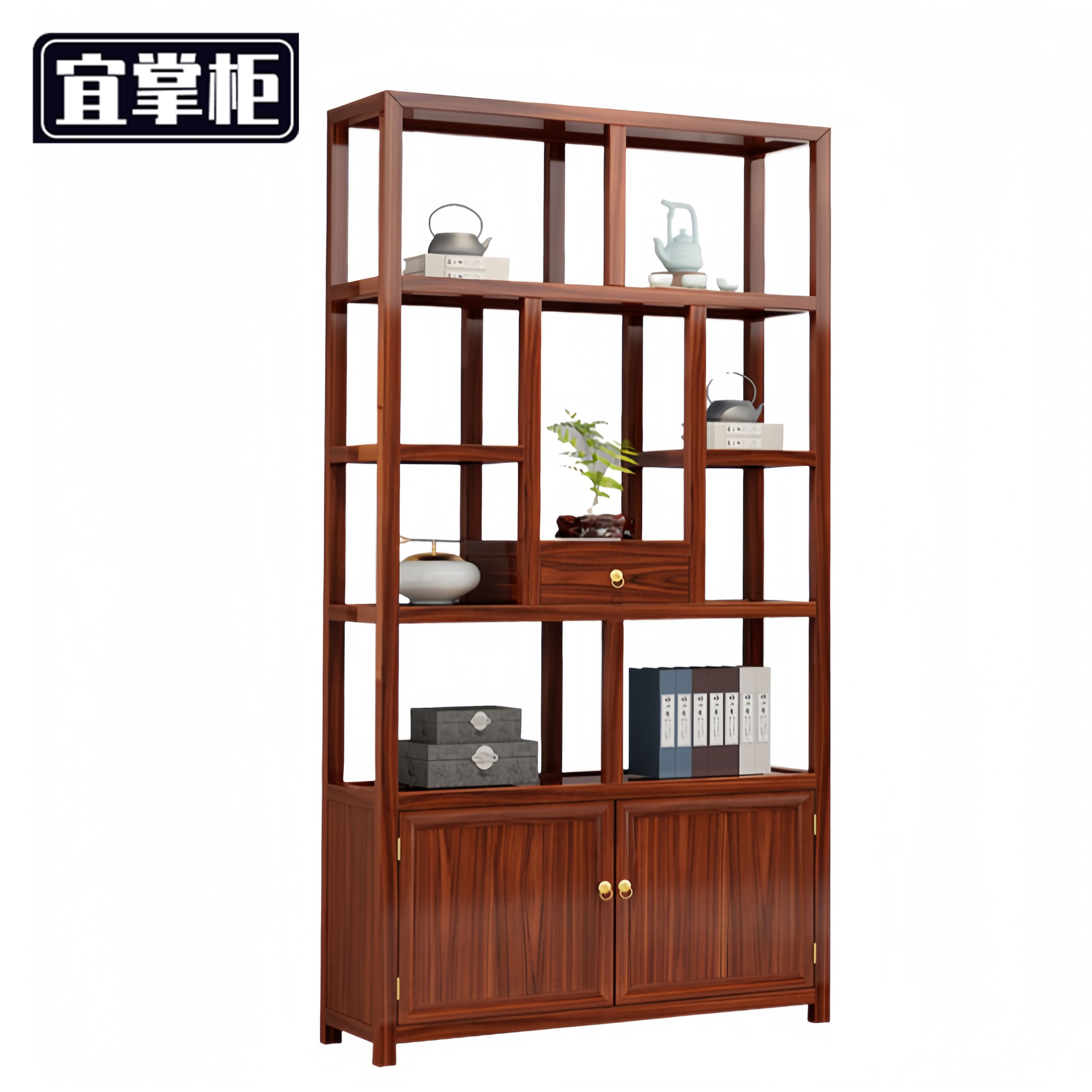 宜掌柜 书架 95*28*196cm个