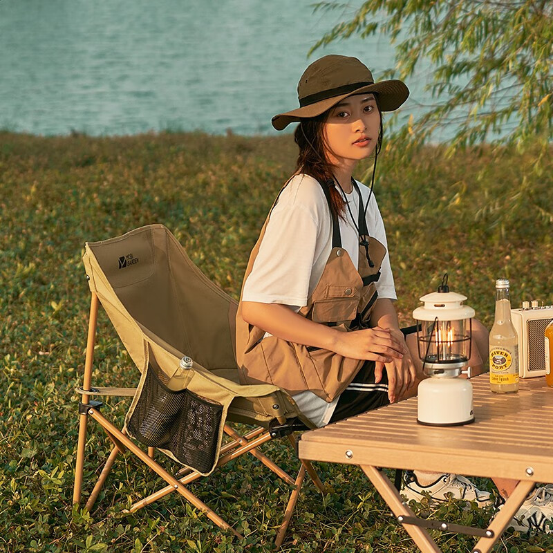 牧高笛(MOBI GARDEN OUTDOOR) 月亮椅NXLQU65001沙石色