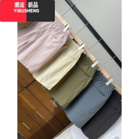 YIBUSHENG试衣间!199+!松紧腰抽绳工装运动薄款短裤吸汗速干休闲裤女新款