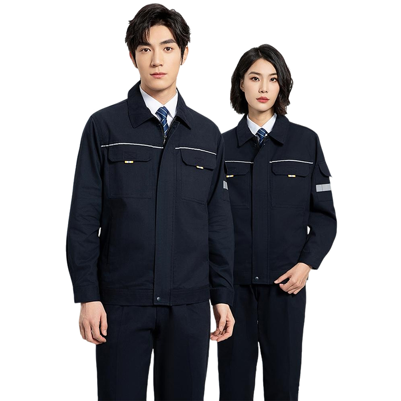 天鸣 纯棉TM-L902春秋工作服 S-5XL 套 S-5XL 下单请备注尺码