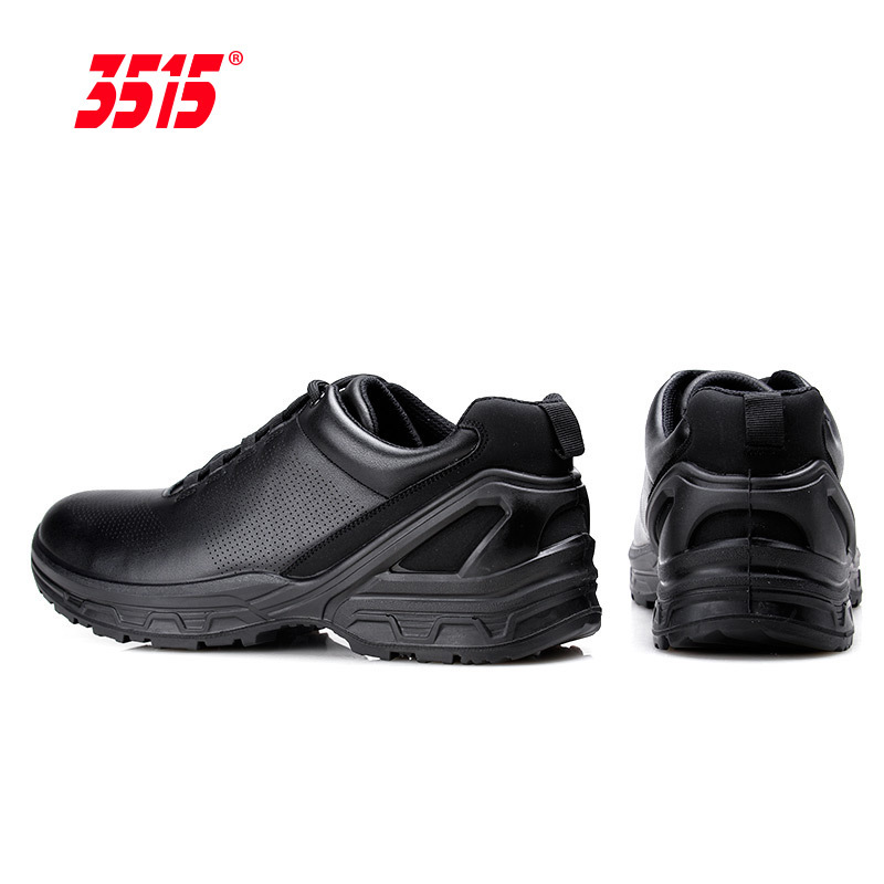 3515际华备勤鞋男春秋透气真皮休闲皮鞋防穿刺户外运动鞋执勤男鞋