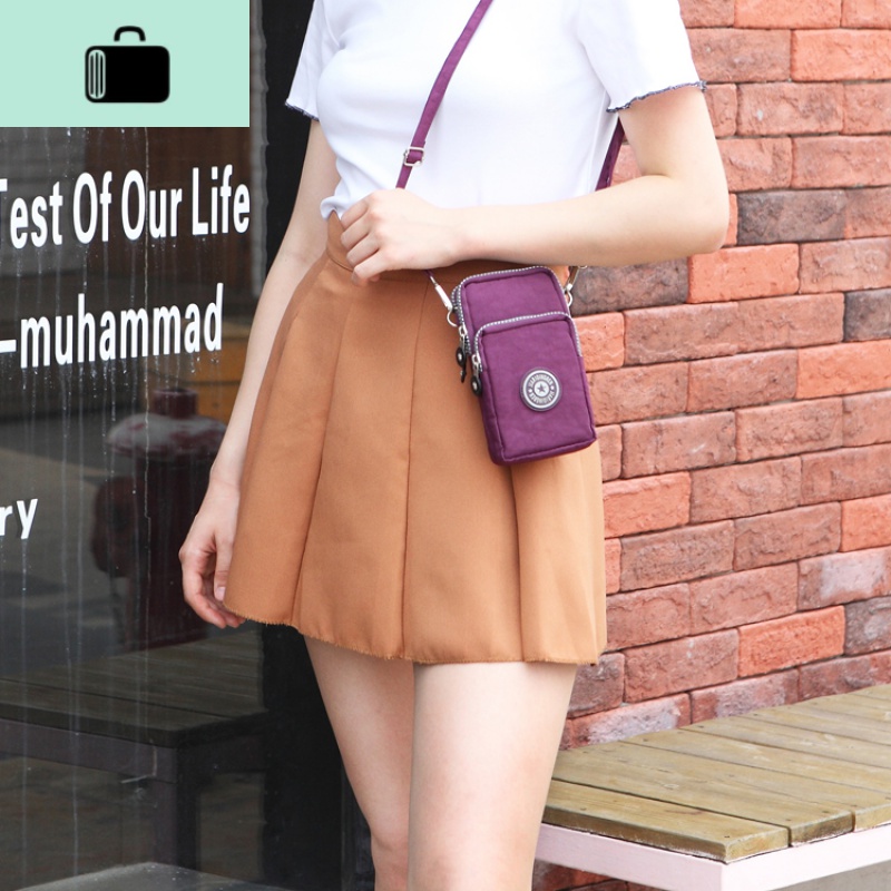 夏季手机包女迷你小包包单肩斜跨包手腕零钱包挂脖休闲跑步手机袋NEW LAKE高清大图