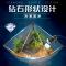 圆形乌龟缸带晒台养龟专用缸鱼缸别墅水龟缸水陆缸半圆生态乌龟缸