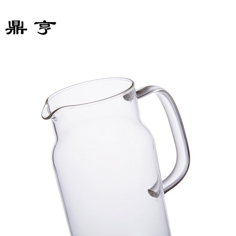 鼎亨家用冷水壶玻璃耐热高温晾凉白开水壶凉茶壶防爆水杯套装