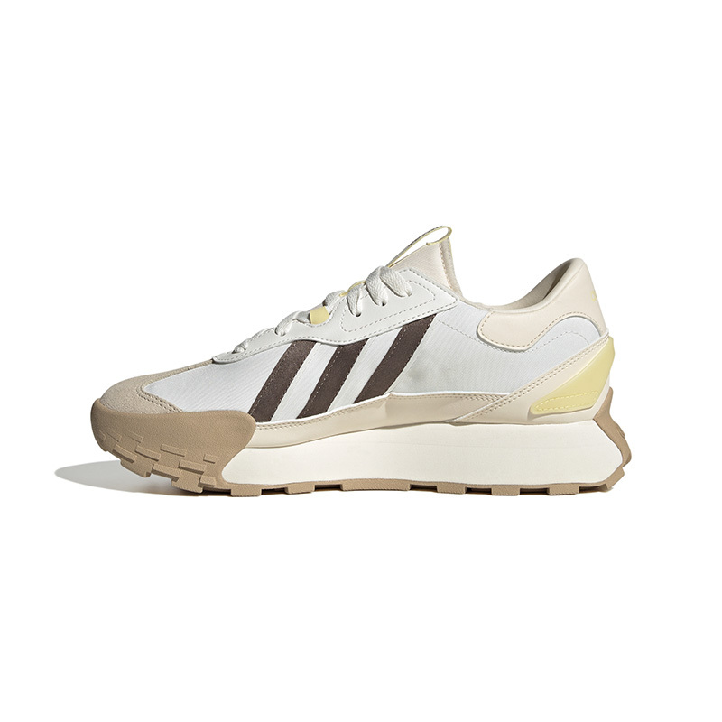 adidas neo Futro Mixr 减震防滑耐磨 低帮 运动休闲鞋 男女同款 白棕 IF8366