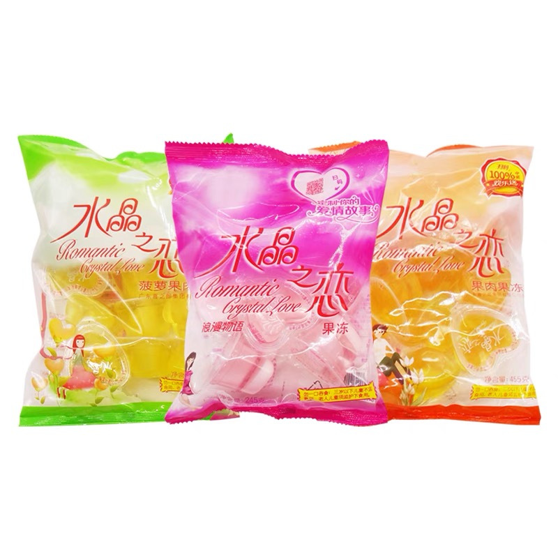 喜之郎水晶之恋菠萝果肉果冻455G
