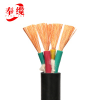 奉缆 铜芯橡套软电缆 YC 4*6mm²/米