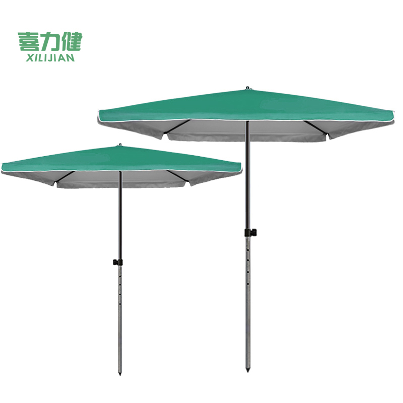 喜力健 户外四角遮阳伞 绿S-2.0*2.0M 把高清大图