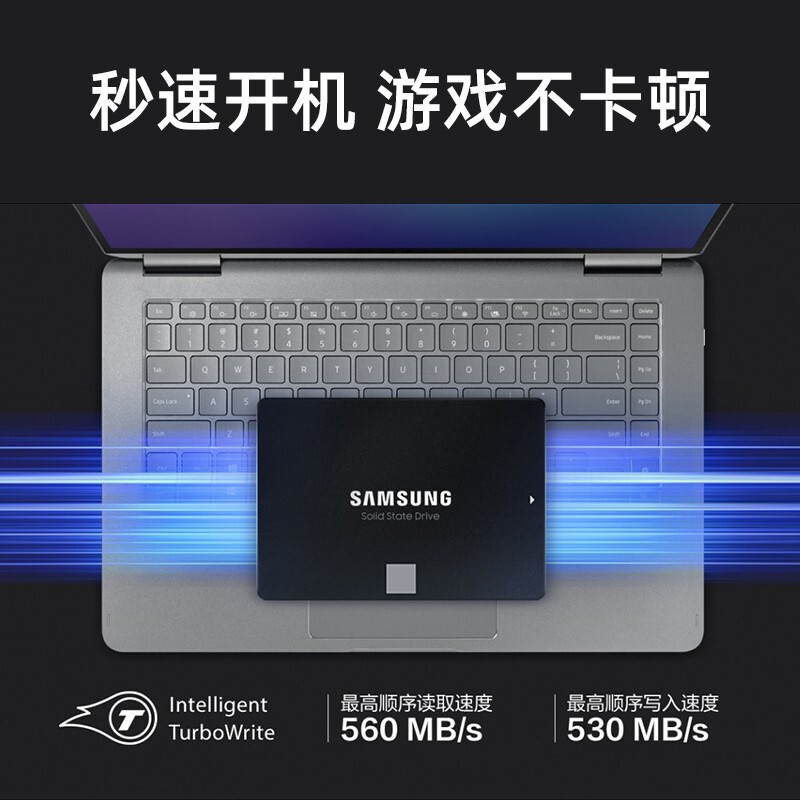 三星 SAMSUNG 250GB SSD固态硬盘 SATA3.0接口 870 EVO(MZ-77E250B)