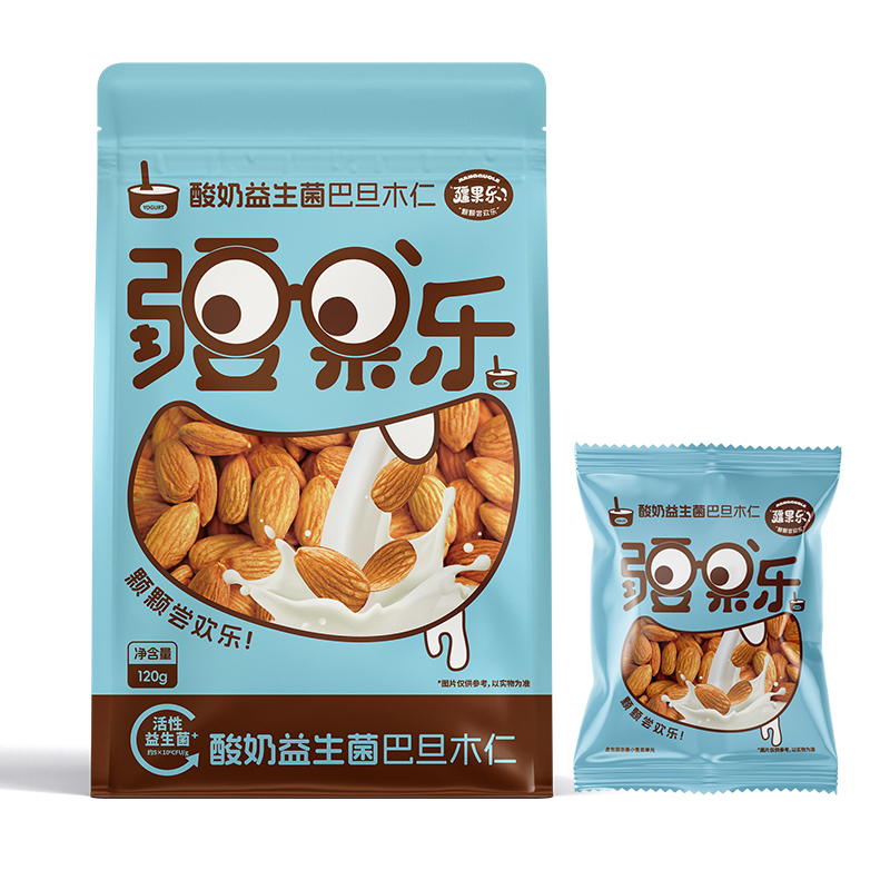 疆果乐酸奶益生菌巴旦木仁120g
