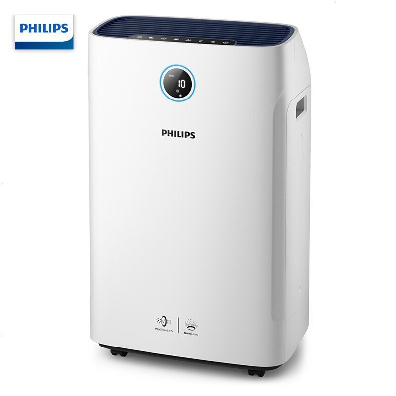 飞利浦(Philips) 空气净化器 加湿器家用除雾霾无雾静音带滚轮净化加湿一体机AC4926/00DJ点睛