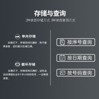 飞利浦(PHILIPS)录音电话机座机 固定电话 办公家用 来电显示 CORD495 (白色)