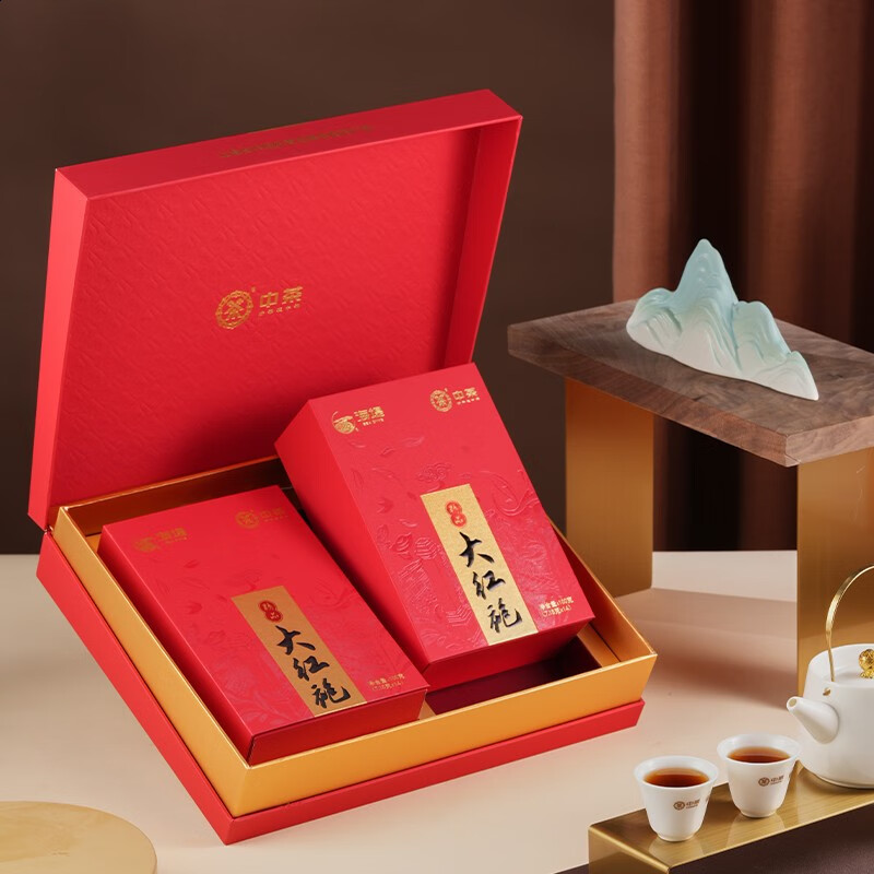 中茶精品大红袍(乌龙茶)茶叶礼盒