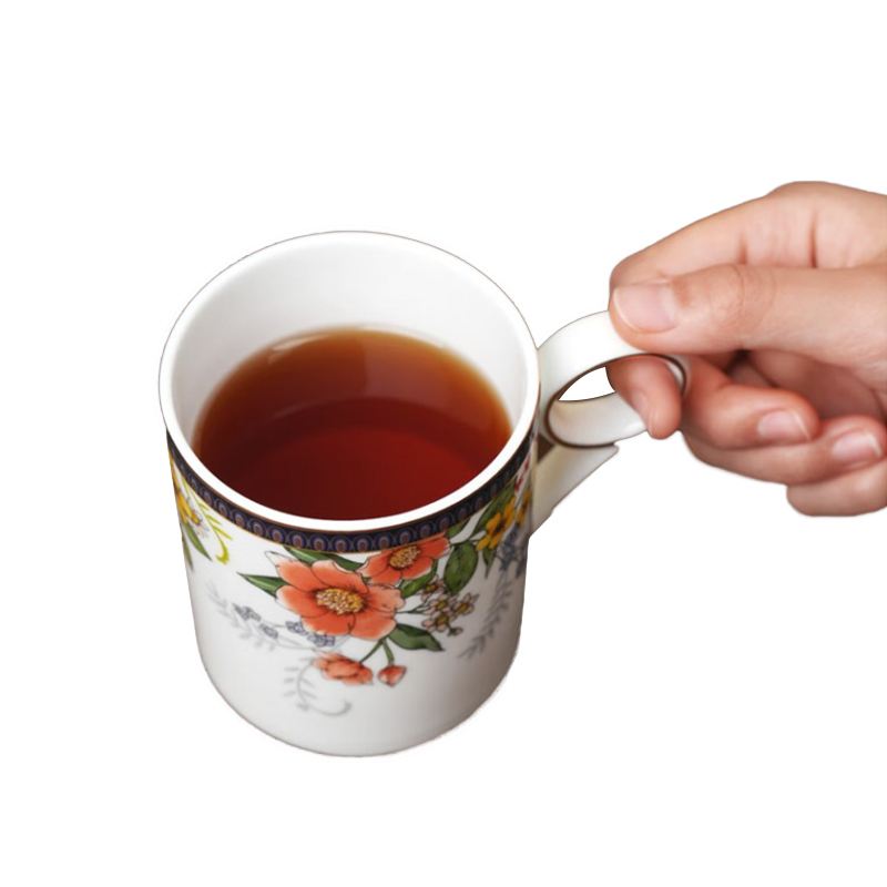 永丰源 一路繁花 马克杯 350ml高清大图