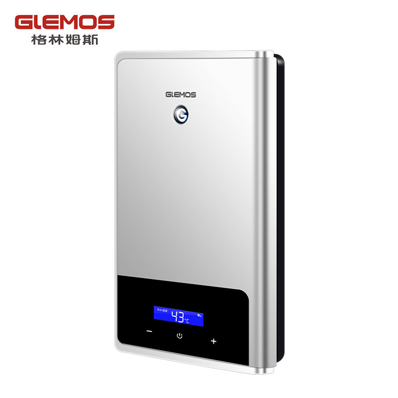 格林姆斯(GLEMOS)GWL-ZL6-75-银色 即热式电热水器恒温速热变频家用小型触摸屏精准控温