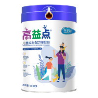 养多冠儿童成长高益点羊奶粉4段青少年学生高钙营养3岁以上羊奶粉800g