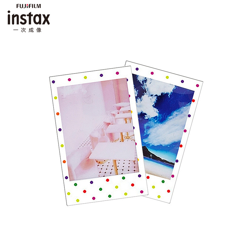 富士(FUJIFILM)INSTAX 拍立得相纸 mini圆点糖果相纸 mini系列相机通用快显胶片(10张)