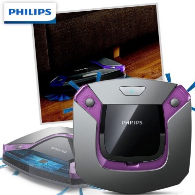 飞利浦（PHILIPS）扫地机器人家用智能纤薄擦地吸尘器4种清洁模式设计尘桶FC8796/