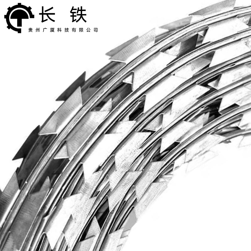 长铁 不锈钢直条型刀片刺绳(20根装) 3m 包高清大图