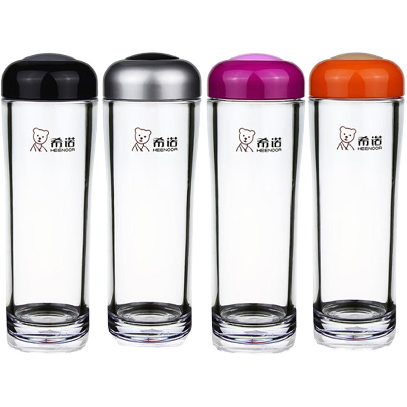 希诺塑料杯220ml便捷轻巧XN-8032(颜色随机)