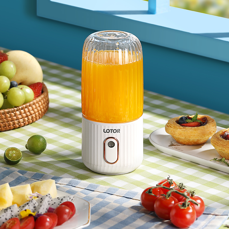 小浣熊果汁机g816双杯小型便携式家用多功能迷你榨果汁机学生宿舍电动