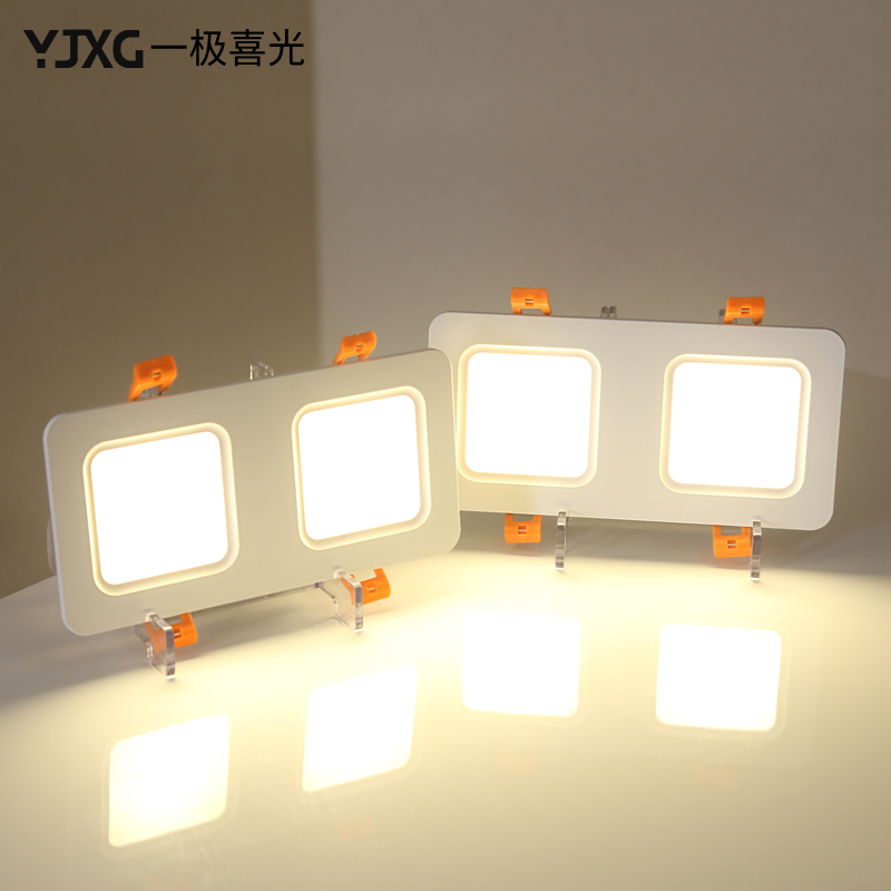 一极喜光(YIJIXIGUANG)led双头斗胆灯嵌入