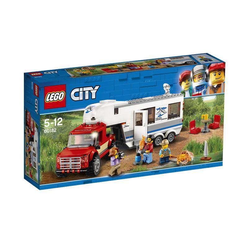 LEGO 乐高 City城市系列 亲子野营房车 LEGC60182 5-12岁 塑料玩具 200块以上