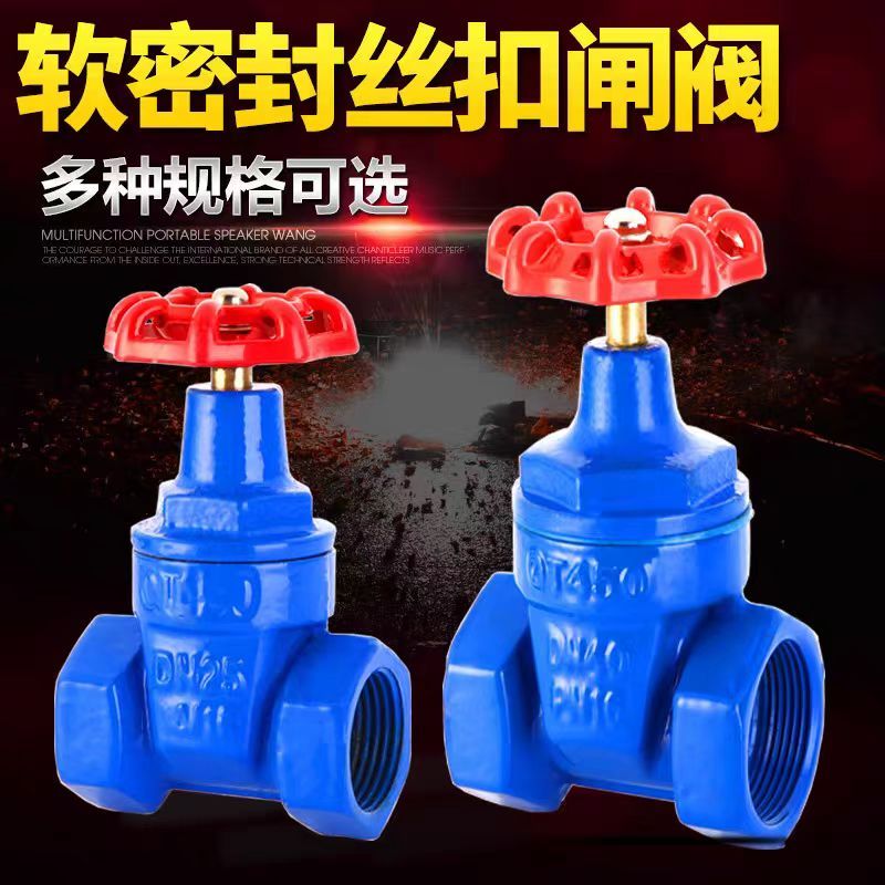 中锦科技 软密封丝扣闸阀 多功能闸阀Z15X-16Q DN25 台