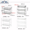 铁艺多层调料架厨房用品置物架 台面落地调味料架子收纳架 三维工匠