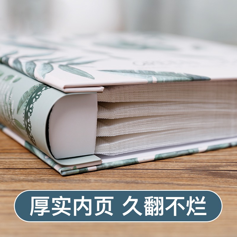 相册4 5寸400张相册本插页式家庭影集简约大容量6 7寸200张纪念册 三维工匠 独角兽—6寸横版200张 优选好货高清大图