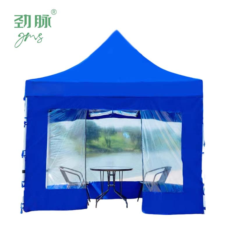 劲脉 户外透明帐篷 红色-3*3*2M 顶高清大图