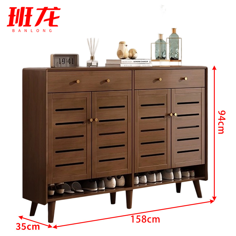 班龙鞋柜收纳柜158*35*94cm个高清大图