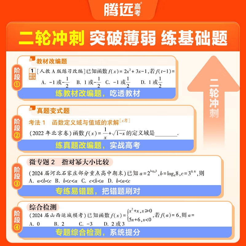 语文 全国通用 [正版]2025高考基础题语文英语数学物理化学生物政治历史地理全国卷新高考解题达人2024高中高三一轮总高清大图