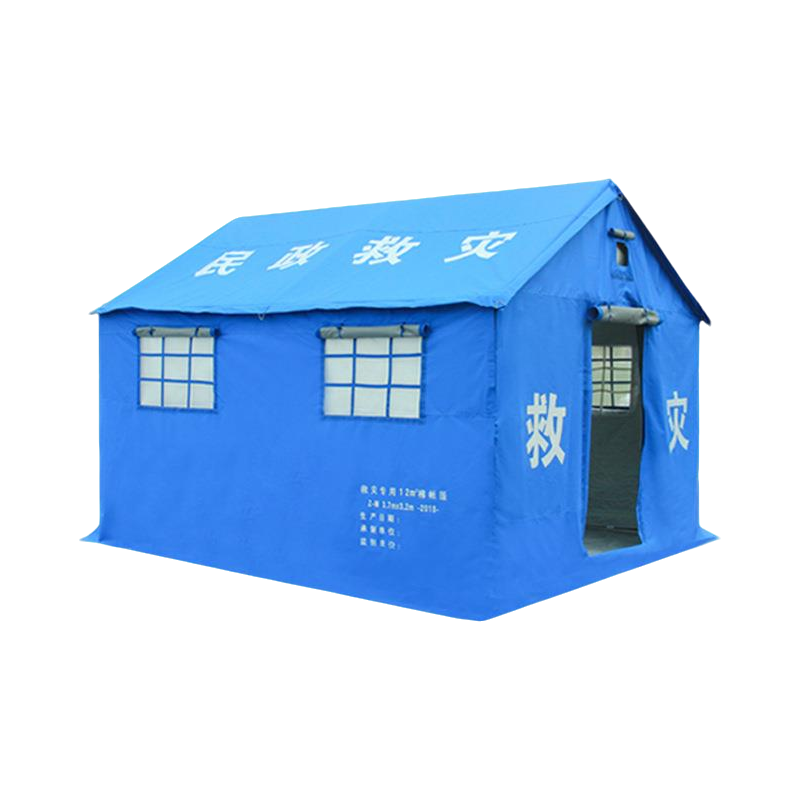 劲脉 救灾帐篷 棉-7.86*4.76*3.1M 顶高清大图