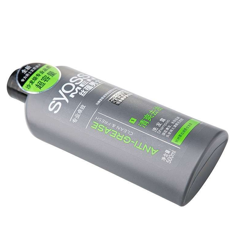 丝蕴(SYOSS)男士清爽去油洗发露500ml 成人 油性 控油
