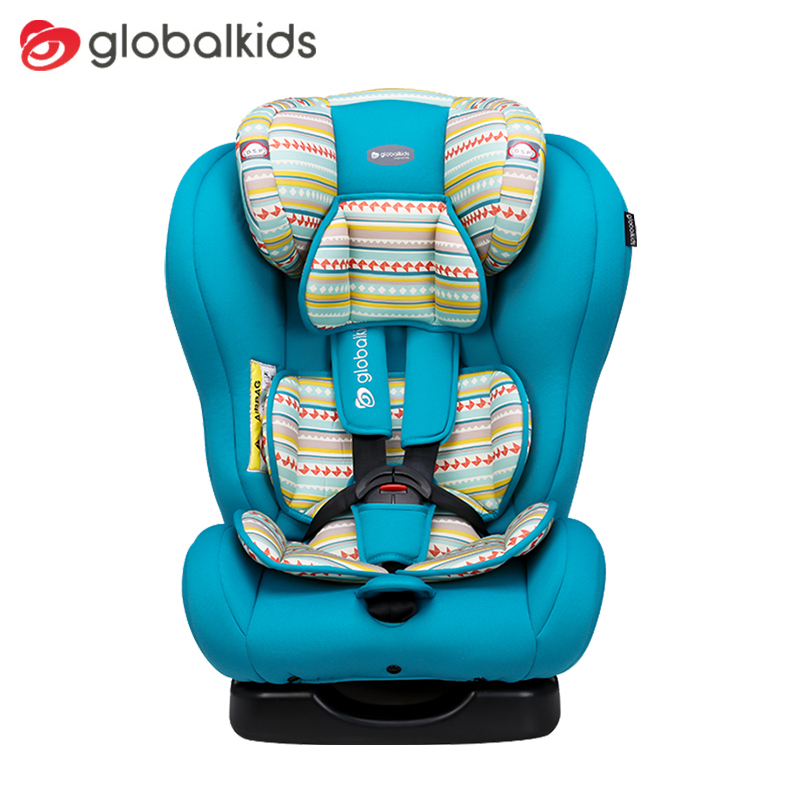 globalkids环球娃娃婴儿宝宝儿童安全座椅汽车用0-6岁可坐可躺0-25kg新生儿车载大躺角加宽加深反向正向安装