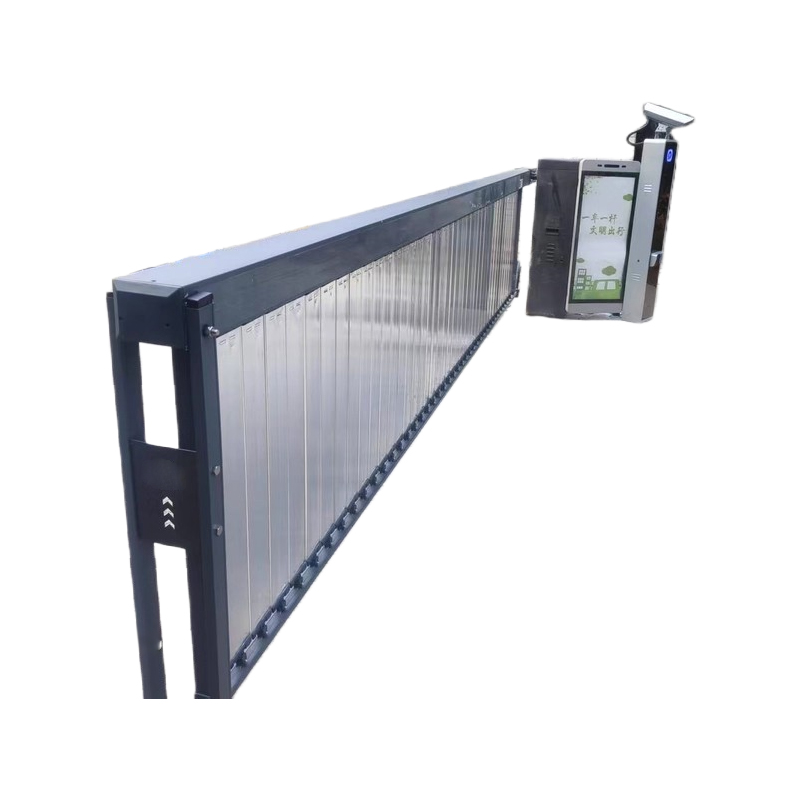 区南 车牌识别道闸 同进同出广告款 个高清大图