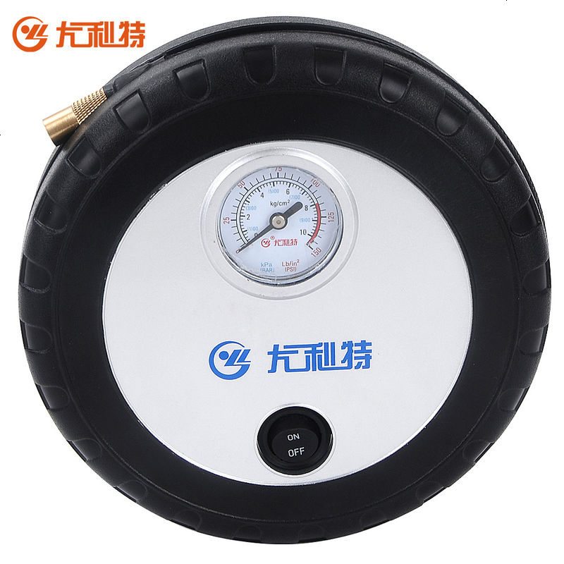 7026车载充气泵迷你测压汽车用轮胎打气泵点烟器便携式12V