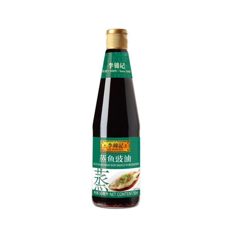 李锦记蒸鱼豉油750ml*2瓶海鲜清蒸鱼烹饪去醒味提鲜酿造酱油