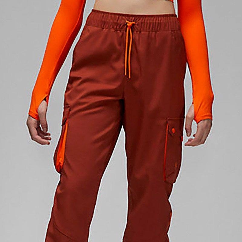 Nike/耐克长裤JORDAN运动休闲梭织女裤收脚工装裤DQ4452-641 Z